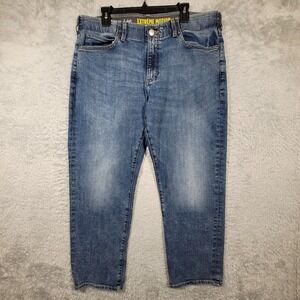 Lee Extreme Motion Jeans Mens 38x29 Blue Athletic Fit Tapered Performance Series